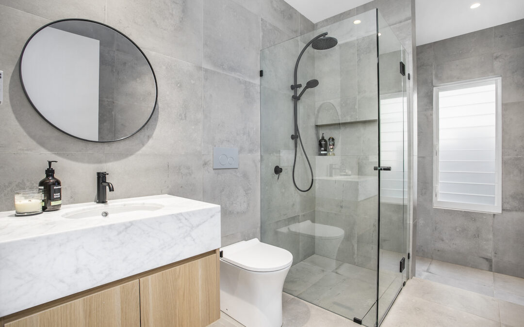 The bathroom is now a space for relaxation